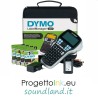 ORIGINAL DYMO Nastro Nero su arancione 1978367 D1 - Durable Etichette - Bianco su arancio - 12mm x 3m