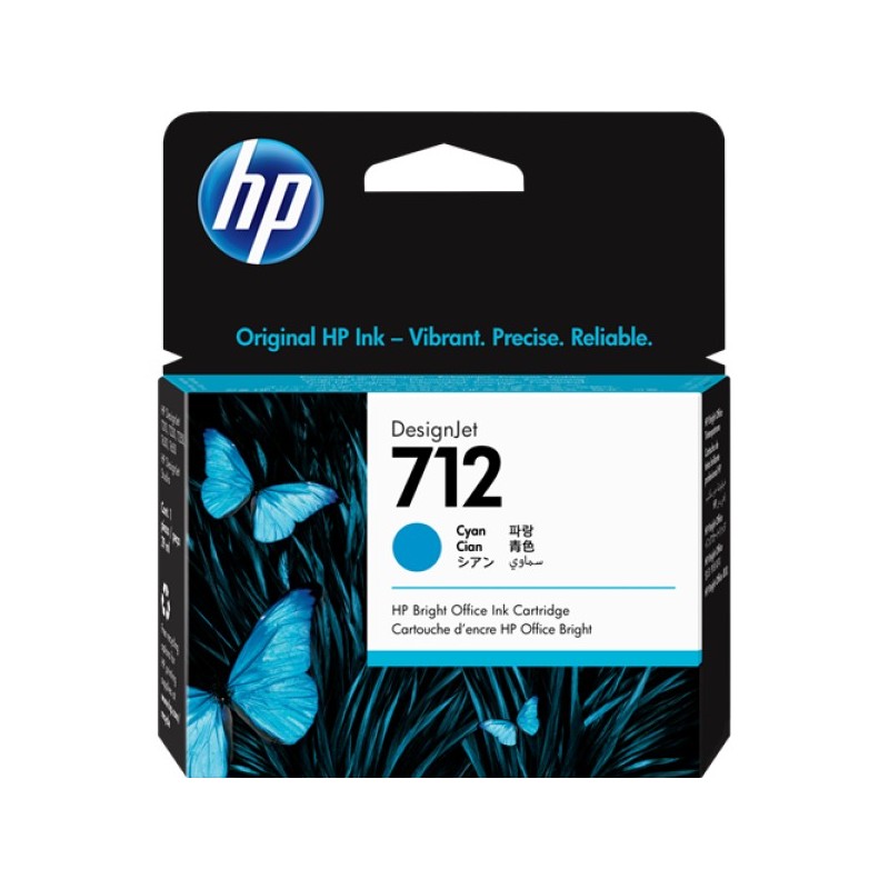 ORIGINAL HP Cartuccia d'inchiostro ciano 3ED67A 712 29ml
