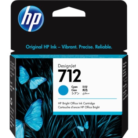 ORIGINAL HP Cartuccia d'inchiostro ciano 3ED67A 712 29ml