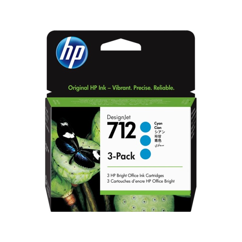 ORIGINAL HP Multipack ciano 3ED77A 712