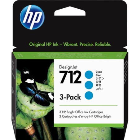 ORIGINAL HP Multipack ciano 3ED77A 712
