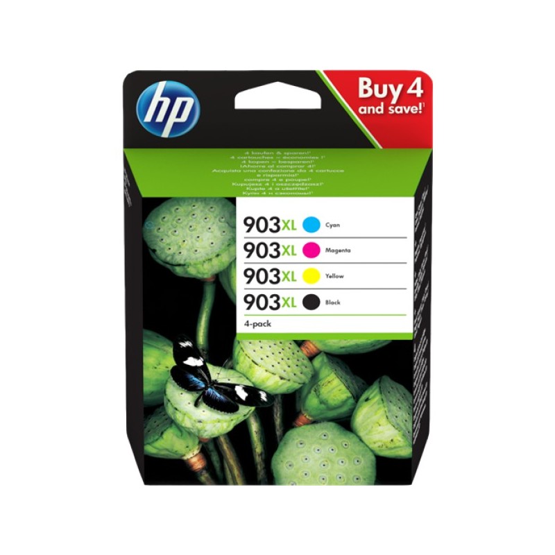 ORIGINAL HP Multipack nero / ciano / magenta / giallo 3HZ51AE MCVP 01 903 XL