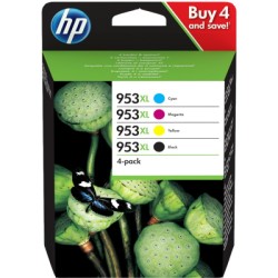 ORIGINAL HP Multipack nero / ciano / magenta / giallo 3HZ52AE MCVP 01 953 XL