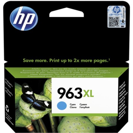 ORIGINAL HP Cartuccia d'inchiostro ciano 3JA27AE 963 XL ~1600 Seiten