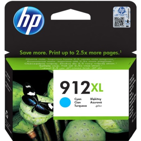 ORIGINAL HP Cartuccia d'inchiostro ciano 3YL81AE 912 XL ~825 Seiten