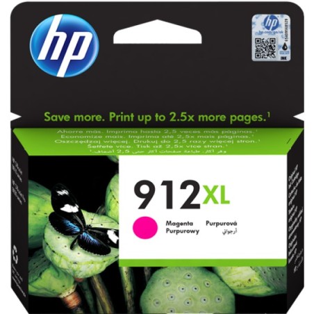 ORIGINAL HP Cartuccia d'inchiostro magenta 3YL82AE 912 XL ~825 Seiten