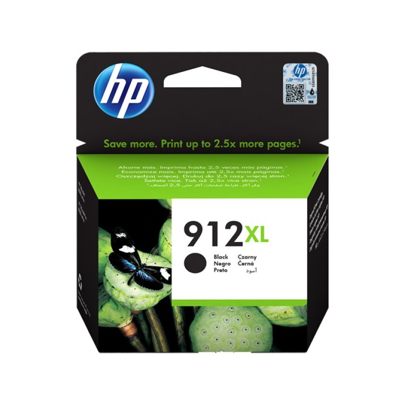 ORIGINAL HP Cartuccia d'inchiostro nero 3YL84AE 912 XL ~825 Seiten