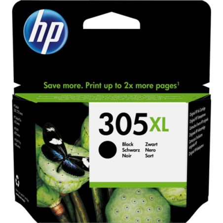 ORIGINAL HP Cartuccia d'inchiostro nero 3YM62AE 305 XL ~240 Seiten