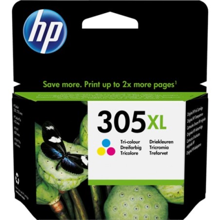 ORIGINAL HP Cartuccia d'inchiostro differenti colori 3YM63AE 305 XL ~200 Seiten
