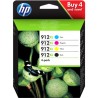 ORIGINAL HP Multipack nero / ciano / magenta / giallo 3YP34AE MCVP 912 XL