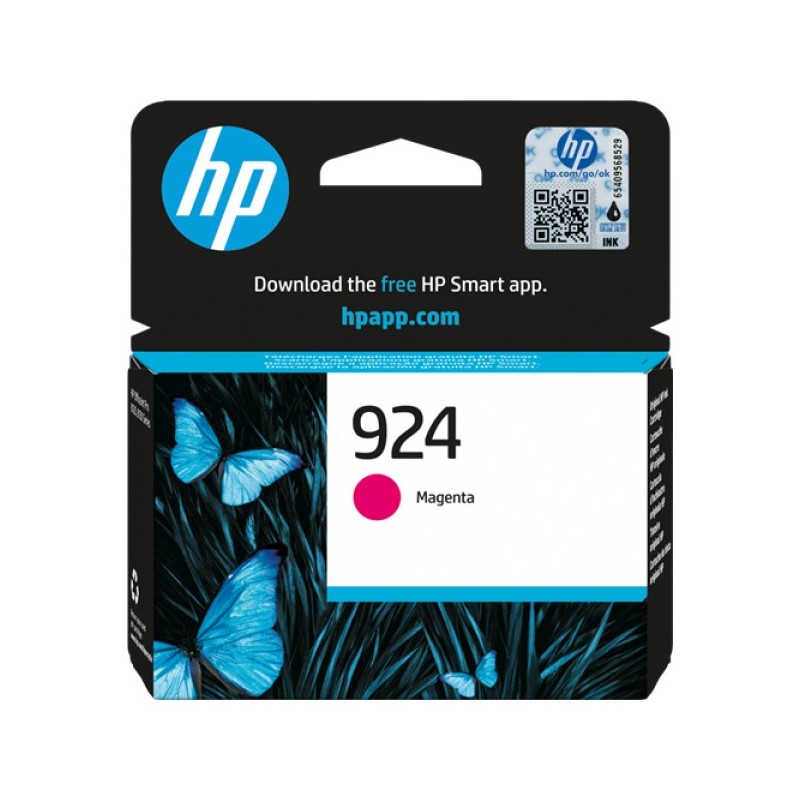 ORIGINAL HP Cartuccia d'inchiostro magenta 4K0U4NE 924 ~400 Seiten Cartuccia di inchiostro magenta originale HP 924