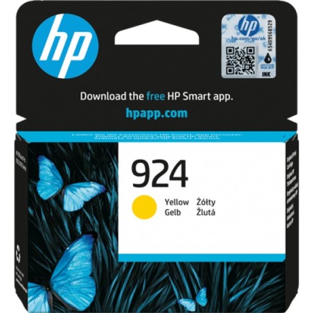 ORIGINAL HP Cartuccia d'inchiostro giallo 4K0U5NE 924 ~400 Seiten Cartuccia di inchiostro giallo originale HP 924
