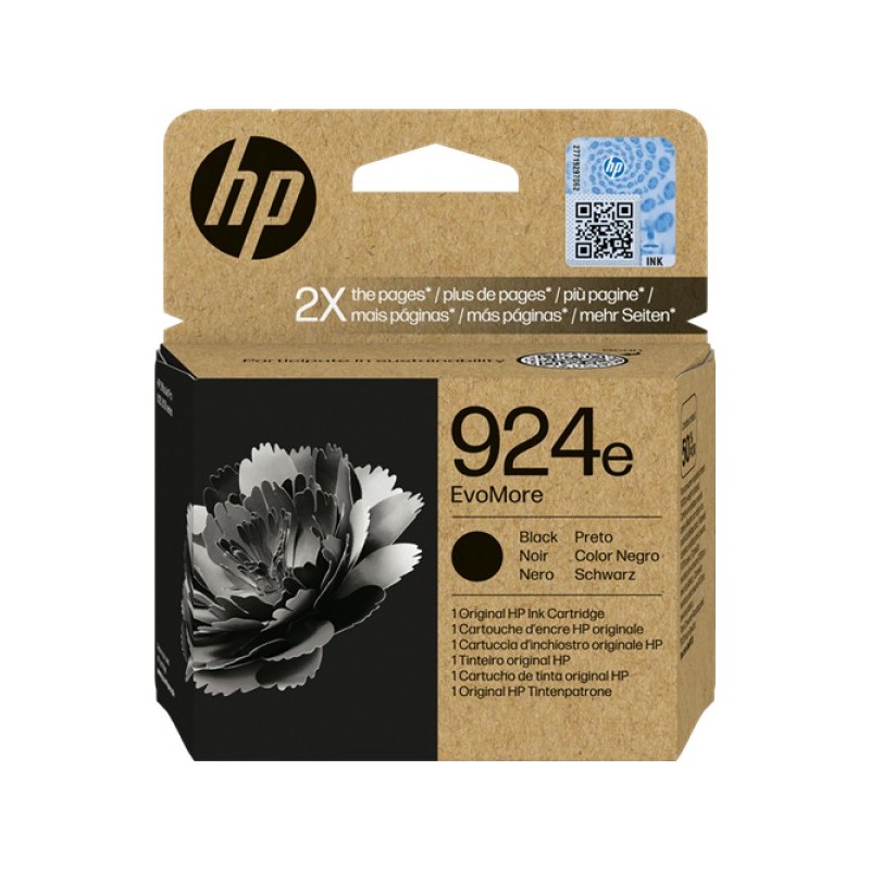 ORIGINAL HP Cartuccia d'inchiostro nero 4K0V0NE 924e ~1000 Seiten