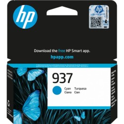 ORIGINAL HP Cartuccia d'inchiostro ciano 4S6W2NE 937 ~800 Seiten Cartuccia di inchiostro ciano originale HP 937