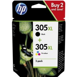 ORIGINAL HP Multipack nero / differenti colori 6ZA94AE MCVP 305 XL