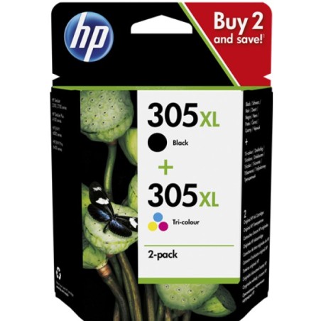 ORIGINAL HP Multipack nero / differenti colori 6ZA94AE MCVP 305 XL