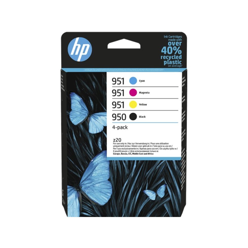 ORIGINAL HP Multipack nero / ciano / magenta / giallo 6ZC65AE 950 / 951