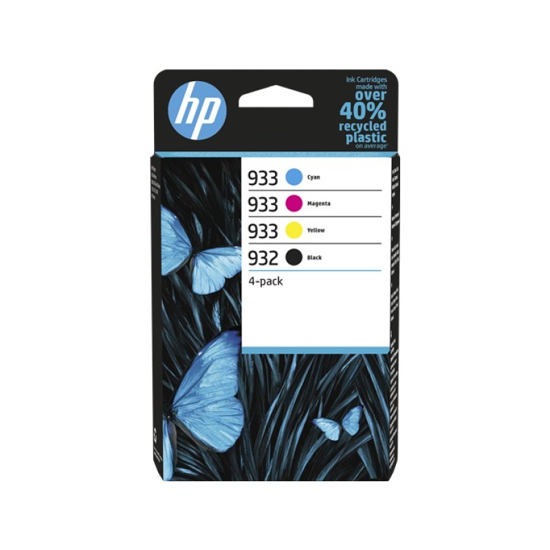 ORIGINAL HP Multipack nero / ciano / magenta / giallo 6ZC71AE 932 / 933