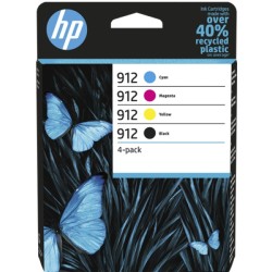 ORIGINAL HP Multipack nero / ciano / magenta / giallo 6ZC74AE 912