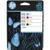 ORIGINAL HP Multipack nero / ciano / magenta / giallo 6ZC74AE 912
