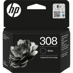 ORIGINAL HP Cartuccia d'inchiostro nero 7FP21UE 308 ~160 Seiten Cartuccia di inchiostro nero originale HP 308 EU