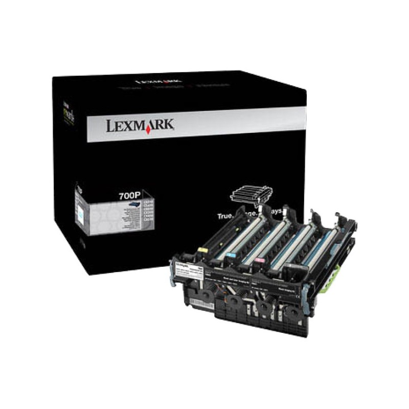 ORIGINAL Lexmark Tamburo nero / differenti colori 70C0P00 700P ~40000 Seiten