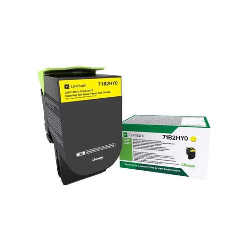 ORIGINAL Lexmark toner giallo 71B2HY0 CS/CX417/517 ~3500 Seiten
