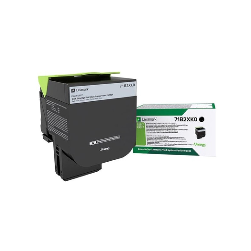 ORIGINAL Lexmark toner nero 71B2XK0 CS/CX517 ~8000 Seiten