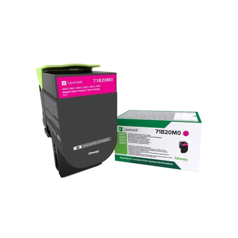 ORIGINAL Lexmark toner magenta 71B20M0 CS/CX317/417/517 ~2300 Seiten