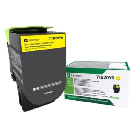 ORIGINAL Lexmark toner giallo 71B20Y0 CS/CX317/417/517 ~2300 Seiten