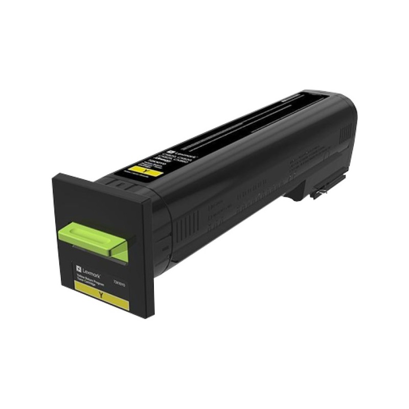 ORIGINAL Lexmark toner giallo 72K20Y0 CS/CX820 ~8000 Seiten Cartuccia di ritorno