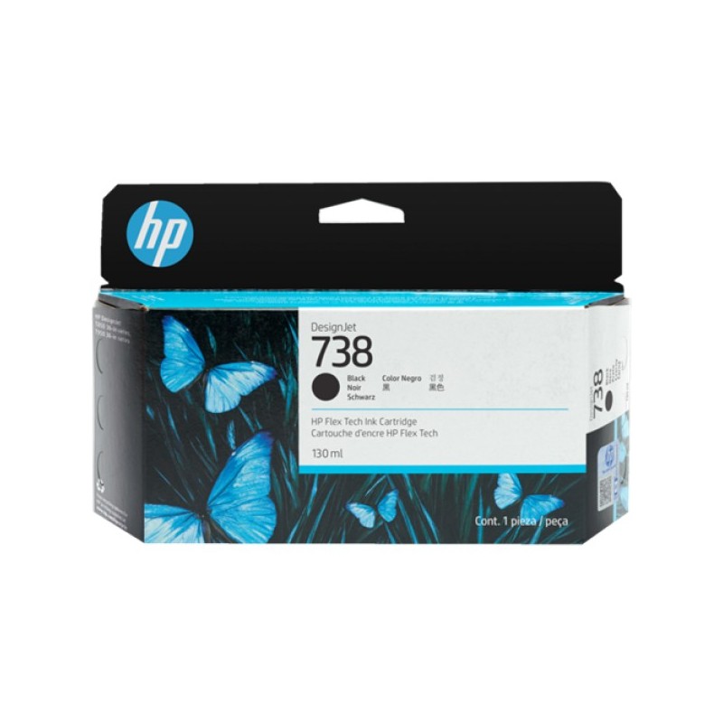 ORIGINAL HP Cartuccia d'inchiostro nero 498N4A 738 130ml