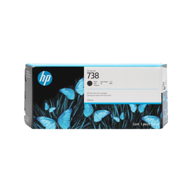 ORIGINAL HP Cartuccia d'inchiostro nero 498N8A 738 300ml