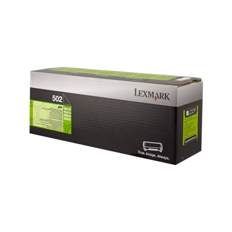 ORIGINAL Lexmark toner nero 502 50F2000 ~1500 Seiten cartuccia di stampa riutilizzabile