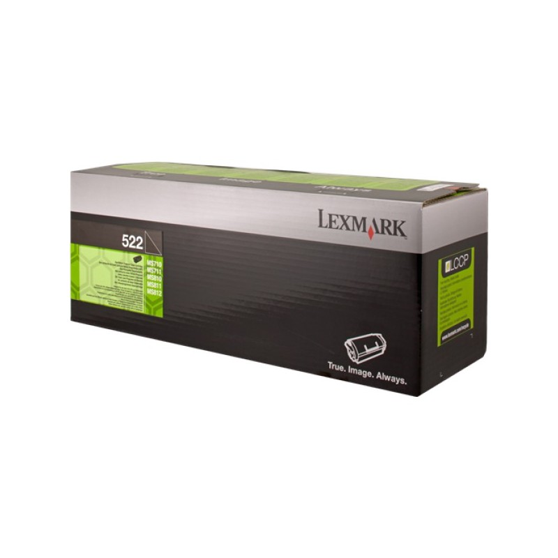 ORIGINAL Lexmark toner nero 522 52D2000 ~6000 Seiten cartuccia di stampa riutilizzabile