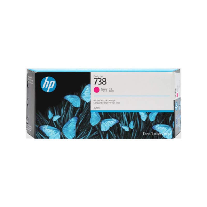 ORIGINAL HP Cartuccia d'inchiostro magenta 676M7A 738 300ml