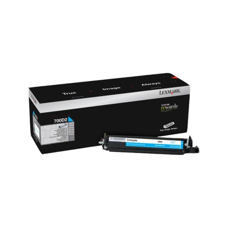 ORIGINAL Lexmark Unità sviluppatore ciano 700D2 70C0D20 ~40000 Seiten