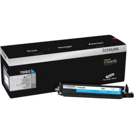 ORIGINAL Lexmark Unità sviluppatore ciano 700D2 70C0D20 ~40000 Seiten