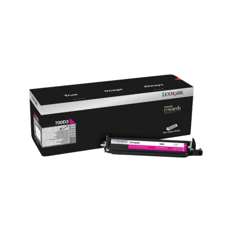 ORIGINAL Lexmark Unità sviluppatore magenta 700D3 70C0D30 ~40000 Seiten