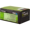 ORIGINAL Lexmark toner ciano 702C 70C20C0 ~1000 Seiten cartuccia di stampa riutilizzabile
