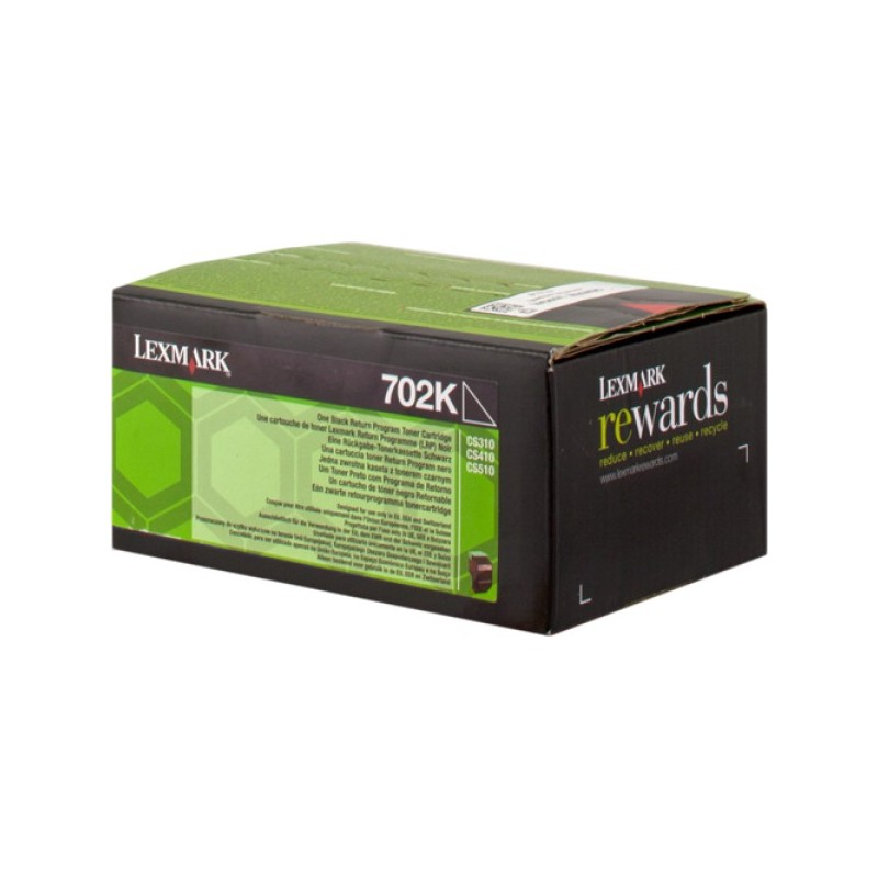 ORIGINAL Lexmark toner nero 702K 70C20K0 ~1000 Seiten cartuccia di stampa riutilizzabile
