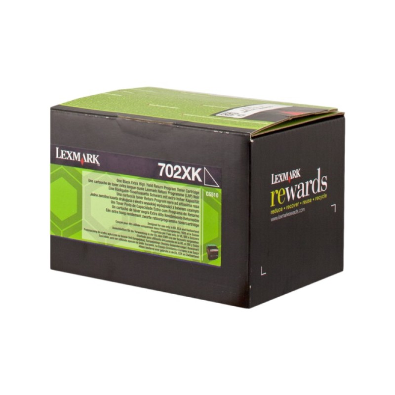 ORIGINAL Lexmark toner nero 702XK 70C2XK0 ~8000 Seiten cartuccia di stampa riutilizzabile
