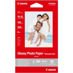 ORIGINAL Canon Carta Bianco 0775B003 GP-501 carta fotografica, 10 x 15 cm, 210 g/m², 100 pagine, glossy