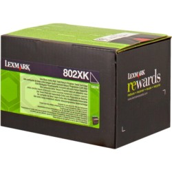 ORIGINAL Lexmark toner nero 802XK 80C2XK0 ~8000 Seiten cartuccia di stampa riutilizzabile