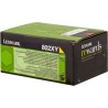 ORIGINAL Lexmark toner giallo 802XY 80C2XY0 ~4000 Seiten cartuccia di stampa riutilizzabile