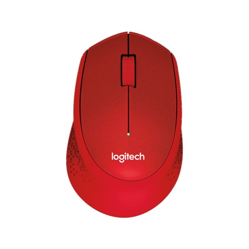 ORIGINAL Logitech Accessori per computer Rosso 910-004911 M330 Silent Plus - Maus Mouse Logitech, 3 pulsanti, wireless, 2,4 GHz,