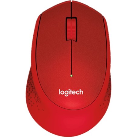 ORIGINAL Logitech Accessori per computer Rosso 910-004911 M330 Silent Plus - Maus Mouse Logitech, 3 pulsanti, wireless, 2,4 GHz,