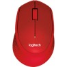 ORIGINAL Logitech Accessori per computer Rosso 910-004911 M330 Silent Plus - Maus Mouse Logitech, 3 pulsanti, wireless, 2,4 GHz,