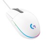ORIGINAL Logitech Accessori per computer Bianco 910-005797 G203 Gaming Maus USB, 6 pulsanti, 200 - 8000 DPI, RGB, 2.1 m, 62.15 x