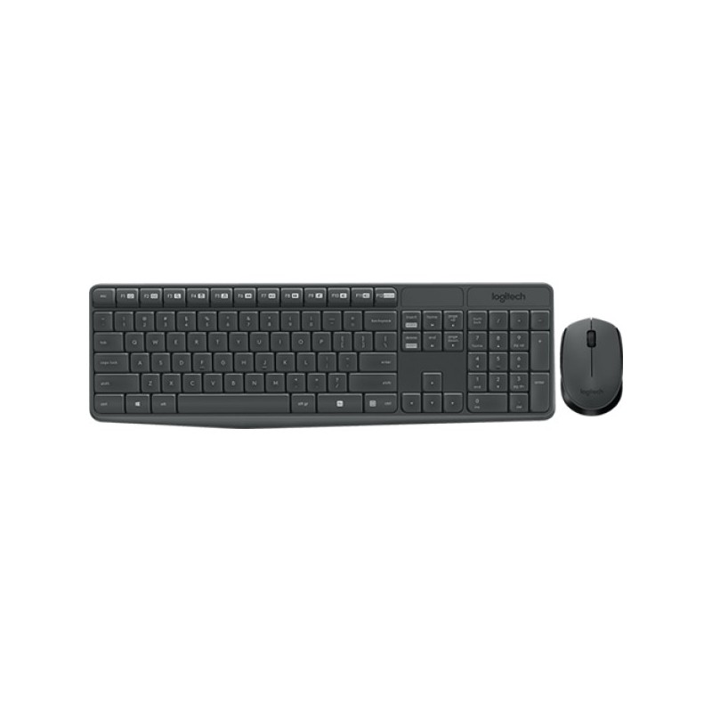 ORIGINAL Logitech Accessori per computer nero 920-007905 MK235 - Tastatur und Maus Tastiera e mouse wireless Logitech MK235, 2,4